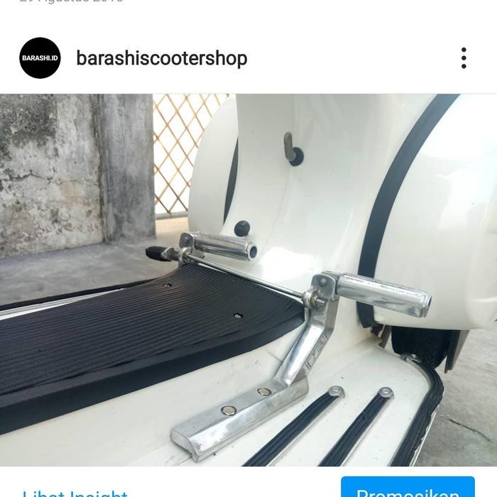 footstep lipat vespa replika vigano bkn fa italia