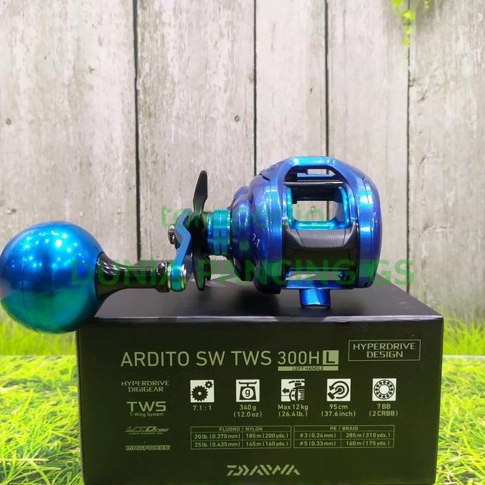 Reel BC Daiwa Ardito SW TWS 300HL NEW 2022