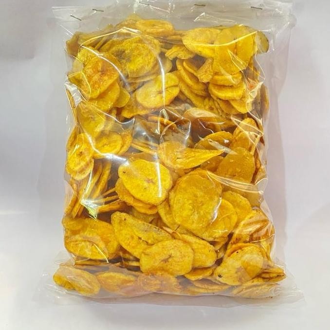 

Keripik Pisang Asin Gurih Original Camilan Goreng Food Snack Cemilan Makanan Kripik