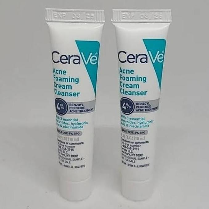 CERAVE ACNE FOAMING CREAM CLEANSER 10ml
