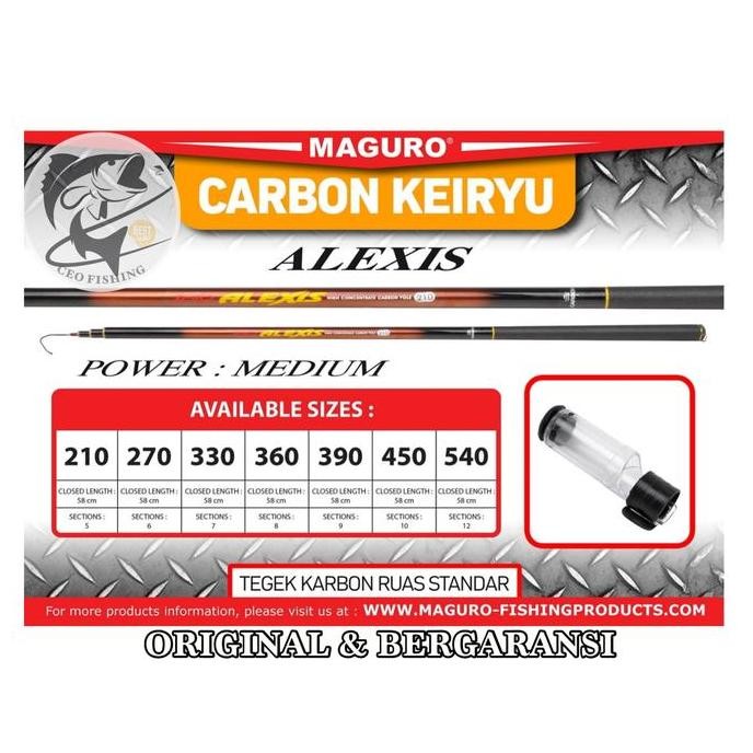 Joran Tegek Pole Maguro Alexis 210 270 330 390 450 540