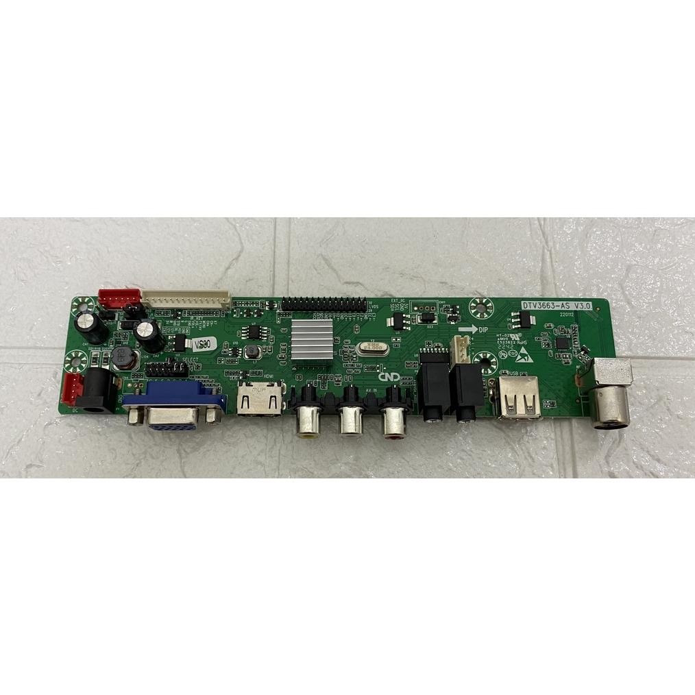NEW Modul PCB Kit Driver LCD LED Universal DTV3663 untuk Digital TV DVB T2 [terbaik][terlaris]