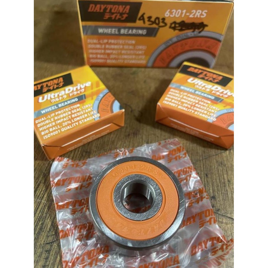 2 Pcs BEARING LAHER RODA DEPAN 6301 MEGAPRO / CB 150 / VERZA DAYTONA