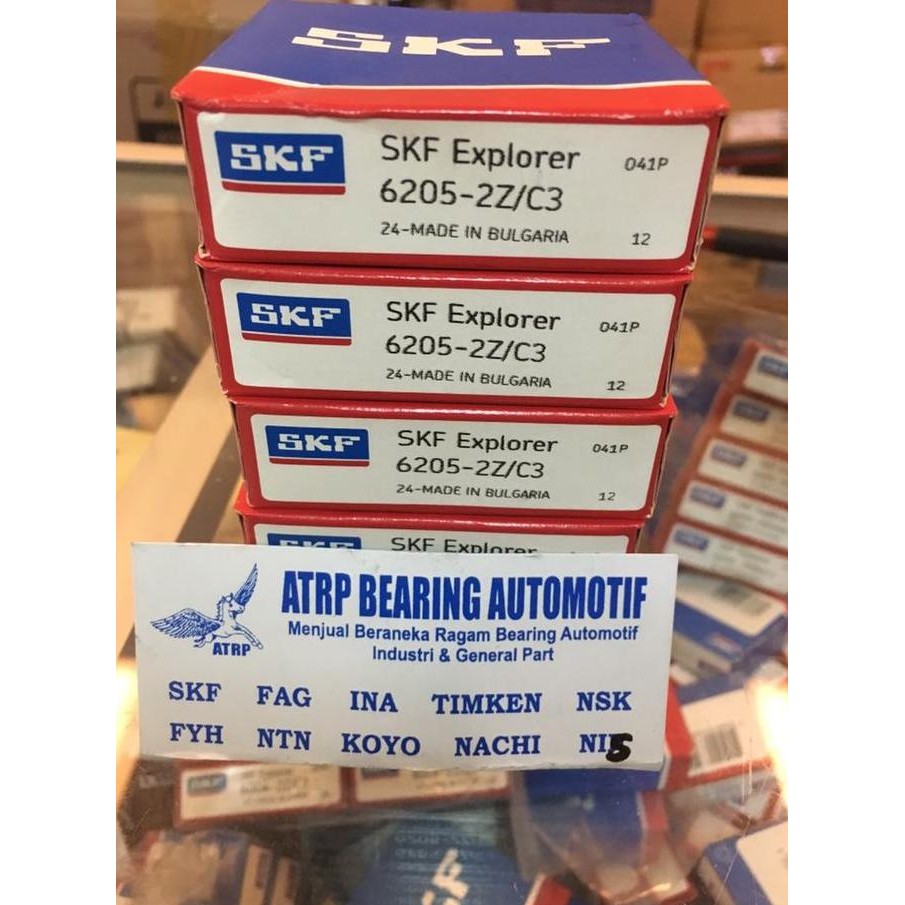 BALL BEARING 6205 2Z/C3 6205 ZZ/C3 SKF