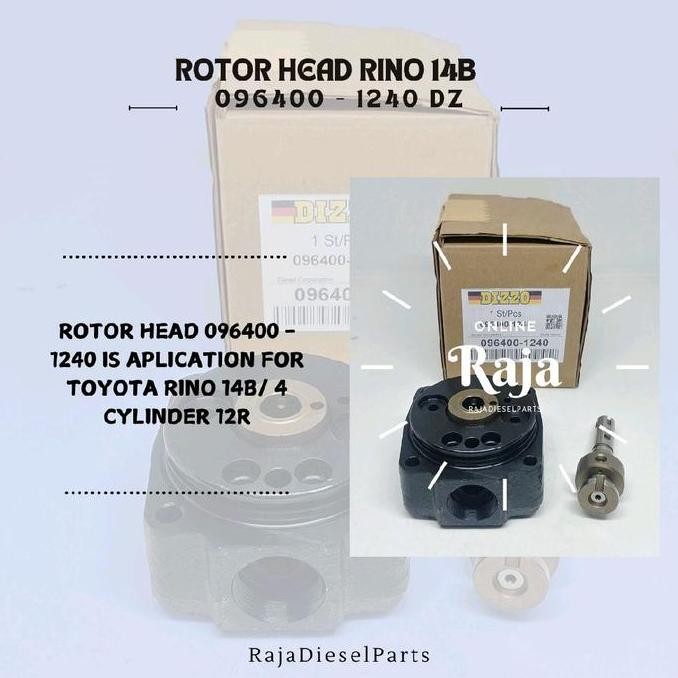 JUAL ROTORHEAD TOYOTA RINO 1240 ROTOR HEAD TOYOTA 14B ROTOR HEAD 096400-1240