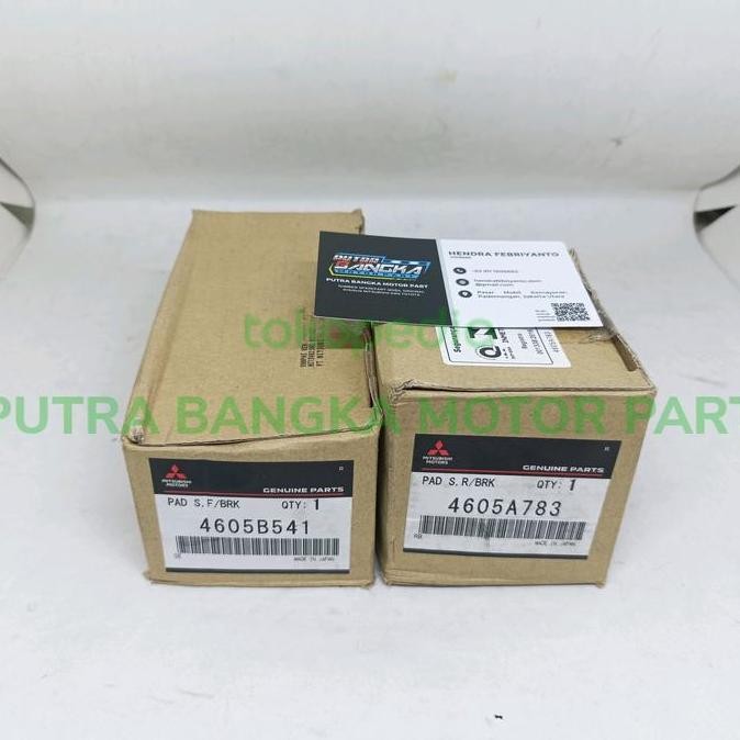 Kampas Rem Depan Belakang Mitsubishi All New Pajero Sport Dakar 2018