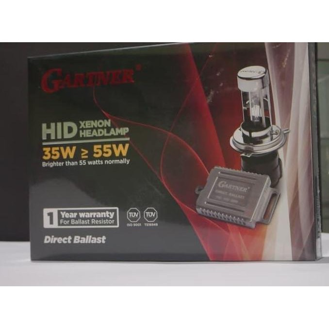 HID Gartner Germany UV H4 With Direct Blash (1 thn Garansi ) ORI
