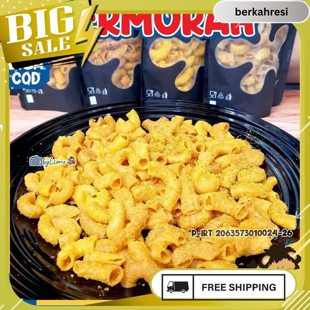 

Macaroni Huh Hah 2 Varian Rasa By Lionz.Idn Termurah