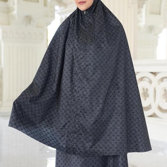 new  Mukena BUTTONSCARVES Monogram Mini Capsule Prayer Robe - Black