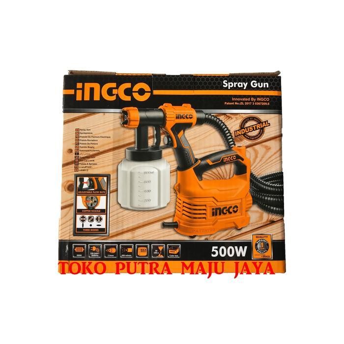Electric Spray Gun Listrik Ingco Paint Zoom Mesin Cat Semprot Elektrik Original Dan Terpercaya