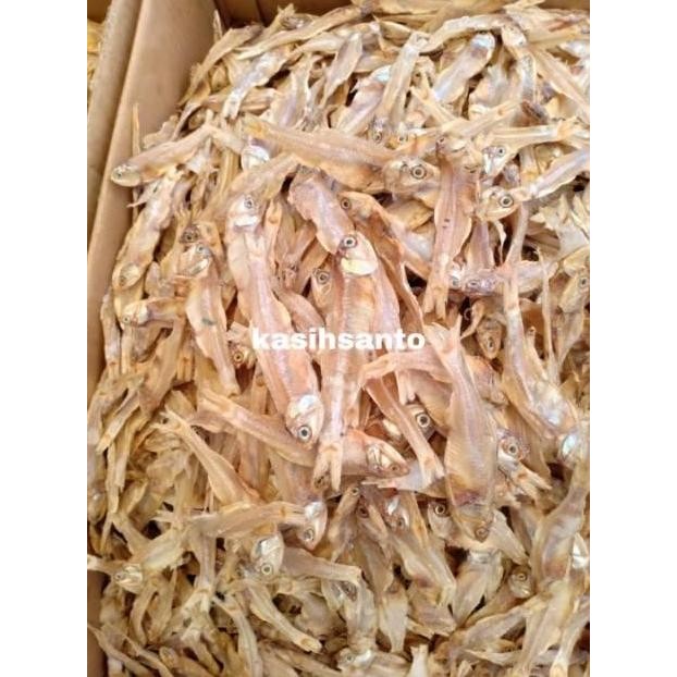 

Terlaris! Ikan asin teri tawar Gelagah/padang,besar-gram