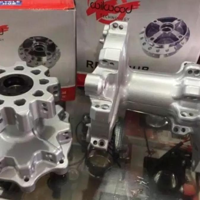 Tromol set depan belakang crf 150L 36 32 hole willwood double bering