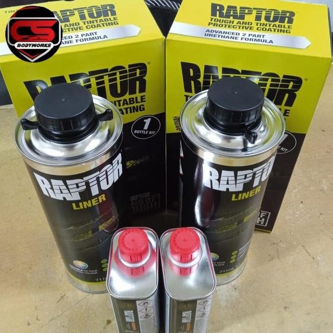 Cat Raptor/ Cat Kasar Dijual Per Set Cat + Hardener. Siap Pakai