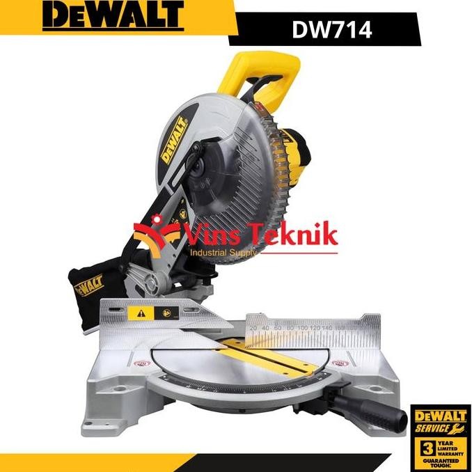 Dewalt Dw 714 Mesin Potong Aluminium Kayu Mitre Saw Dw714 Miter Saw