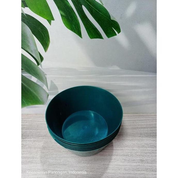 Mangkok Kobokan Plastik Kecil 1 Lusin / Mangkok Kecil Cuci Tangan Mangkuk 5 Inch CMP  Hijau Makan pi