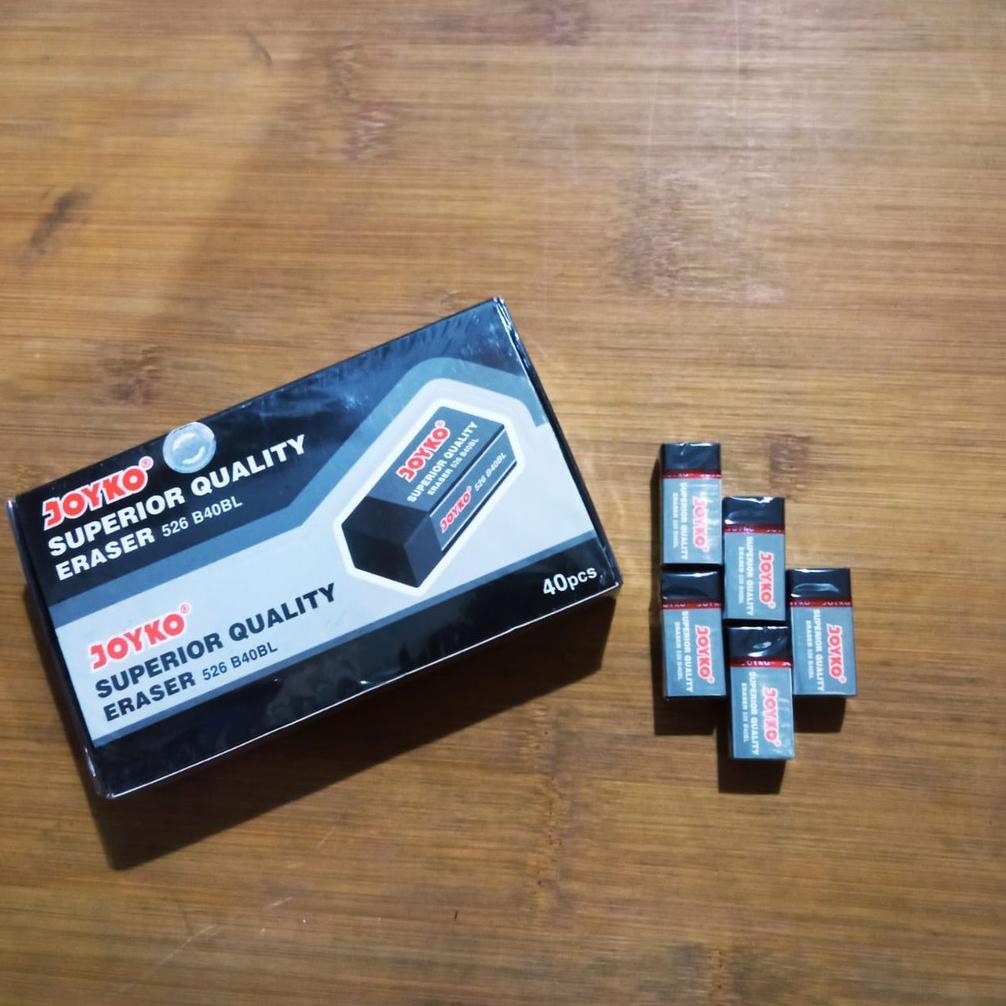 

PENGHAPUS JOYKO B40BL HITAM atau PUTIH / PENGHAPUS KECIL JOYKO HITAM atau PUTIH ISI 40 PCS DiM