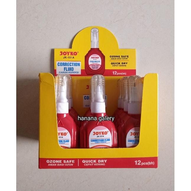 

( 6 PCS) TIPE X CAIR JOYKO JK-101A / JK-01 CORRECTION FLUID / TIPE-X / TIP-EX /TIPEX JOYKO DiM