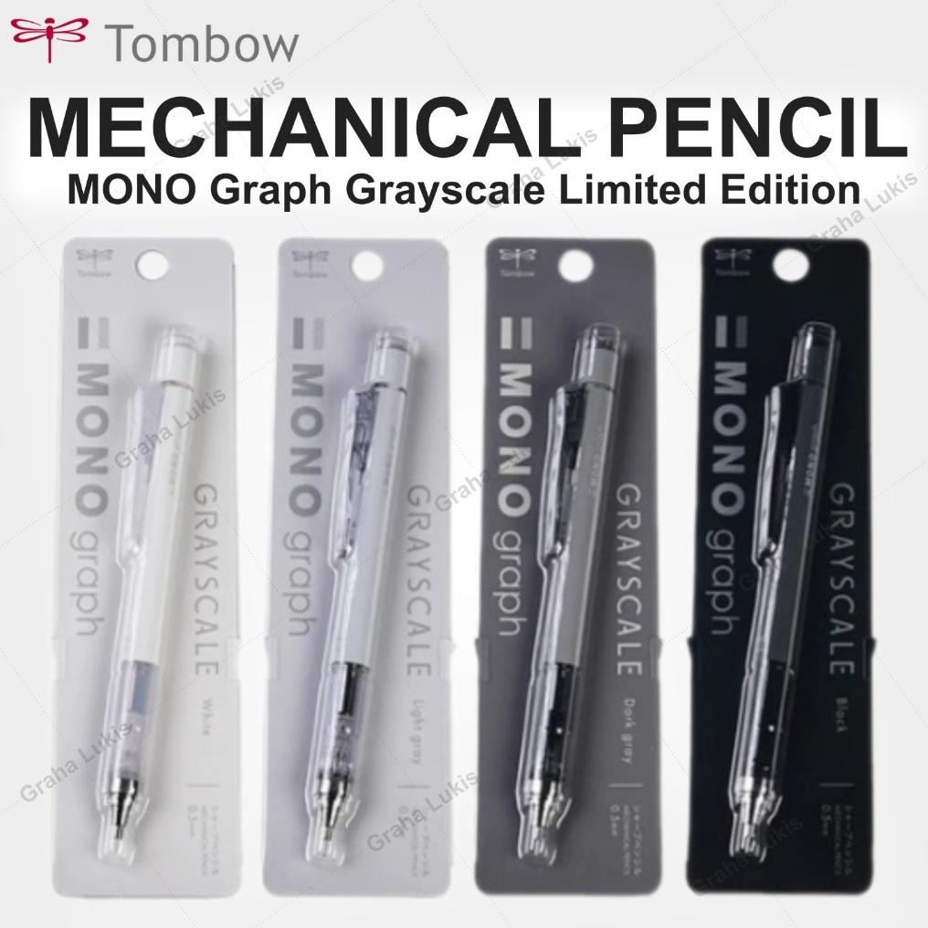 

Tombow Mono Graph GRAYSCALE Mechanical Pencil 0.5mm DiM