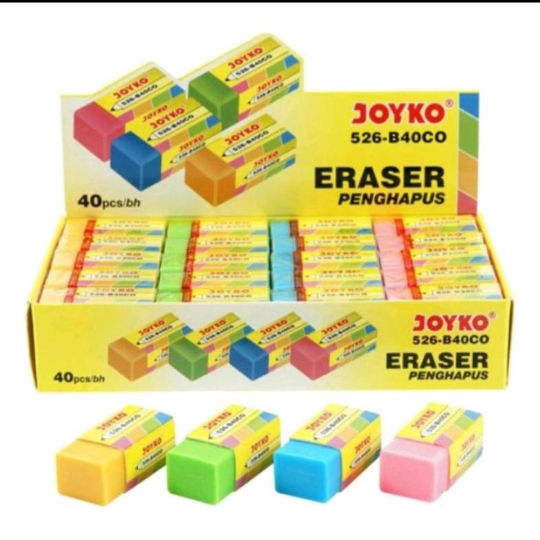 

( 1 pack isi 40 pcs) Penghapus joyko kecil DiM
