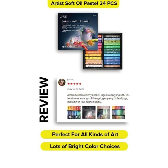 

Mungyo - Artist Soft Oil Pastel/Crayon Minyak 24 PCS