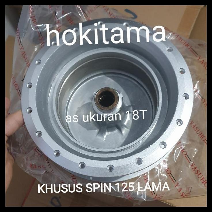 TERMURAH TROMOL BELAKANG SPIN 125 OLD 18T SPIN125 SUZUKI ORIGINAL