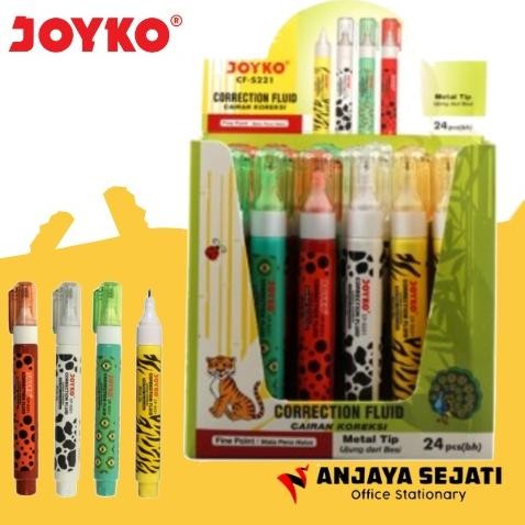 

Correction Fluid | Tipex Cair Joyko CF 221 - isi 24pcs DiM
