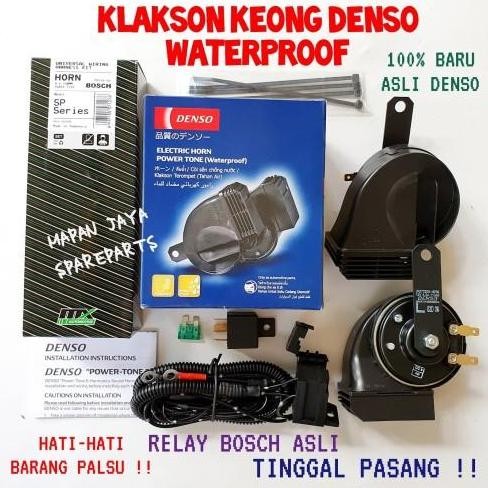 Klakson Keong DENSO Waterproof | Klakson Mobil Motor Suara Nyaring Anti Air