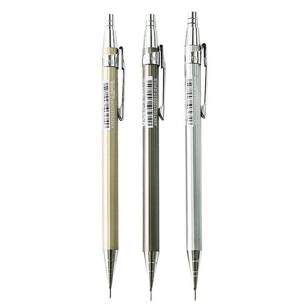 

PENSIL MEKANIK CETREK 0.7 M&G MP-1001 BESI METAL MECHANIC PENCIL LOGAM DiM