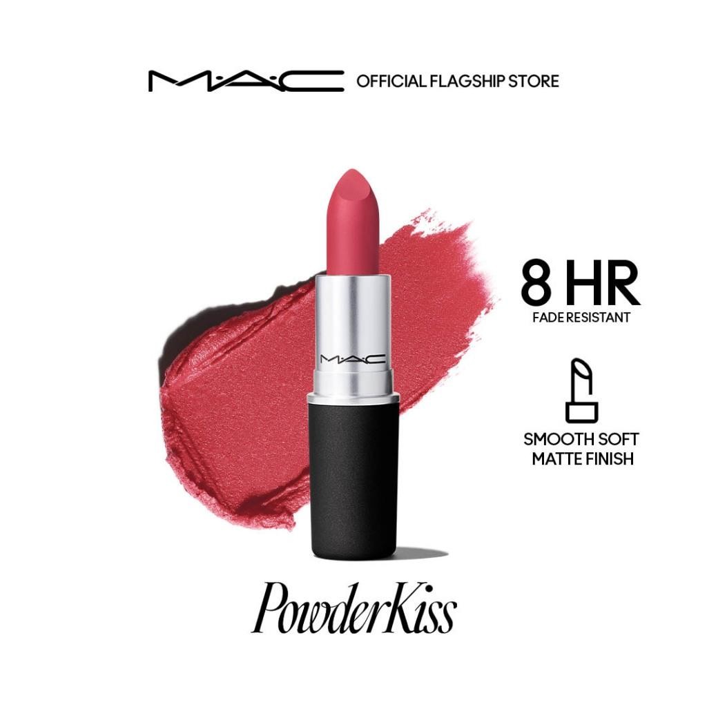 Mac Powder Kiss Lipstick Moisturizing / Lipstik Soft Matte Velvet Melembapkan Termurah Best Quality 