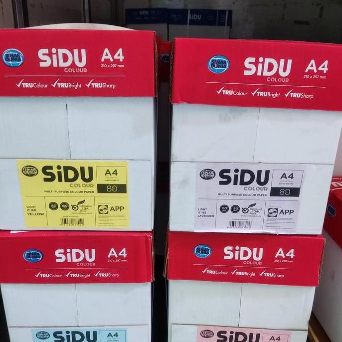 

Kertas Warna A4 80 Gram SIDU