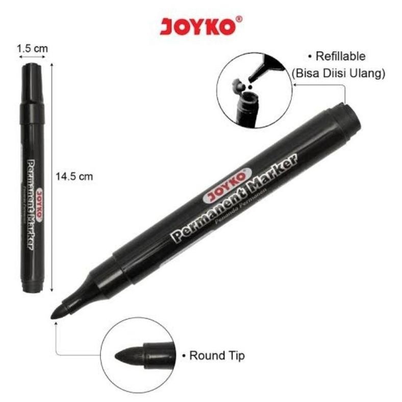 

Spidol Permanent Joyko PM-34 DiM