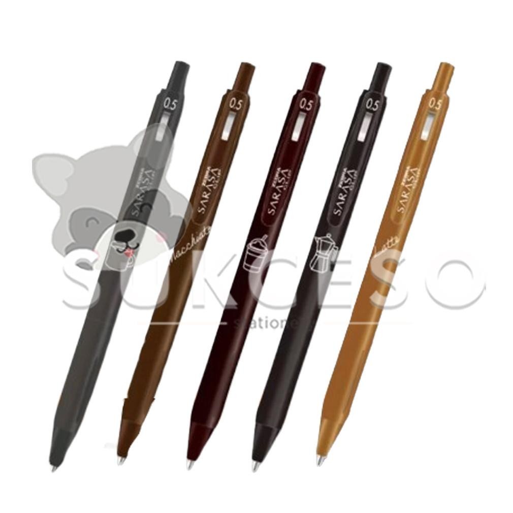 

ZEBRA Sarasa Vintage 0.5mm Coffee Series Gel Pen SATUAN Pulpen Warna Murah LIMITED DiM