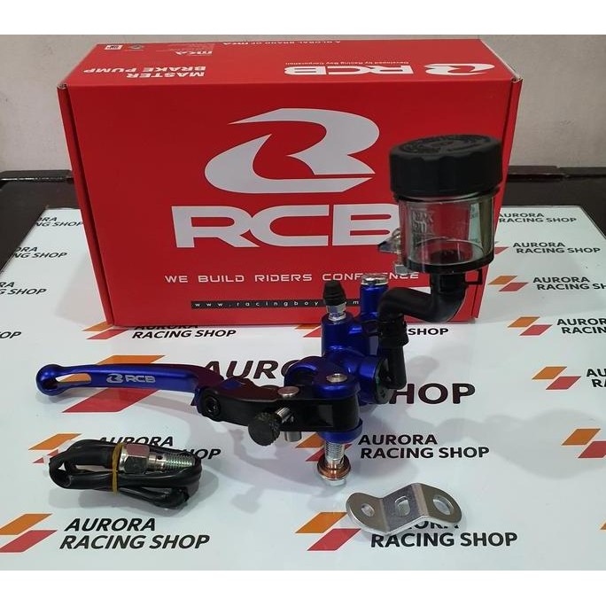 Master Rem Radial Rcb S1 14Mm Kanan Warna Biru / Blue Original@
