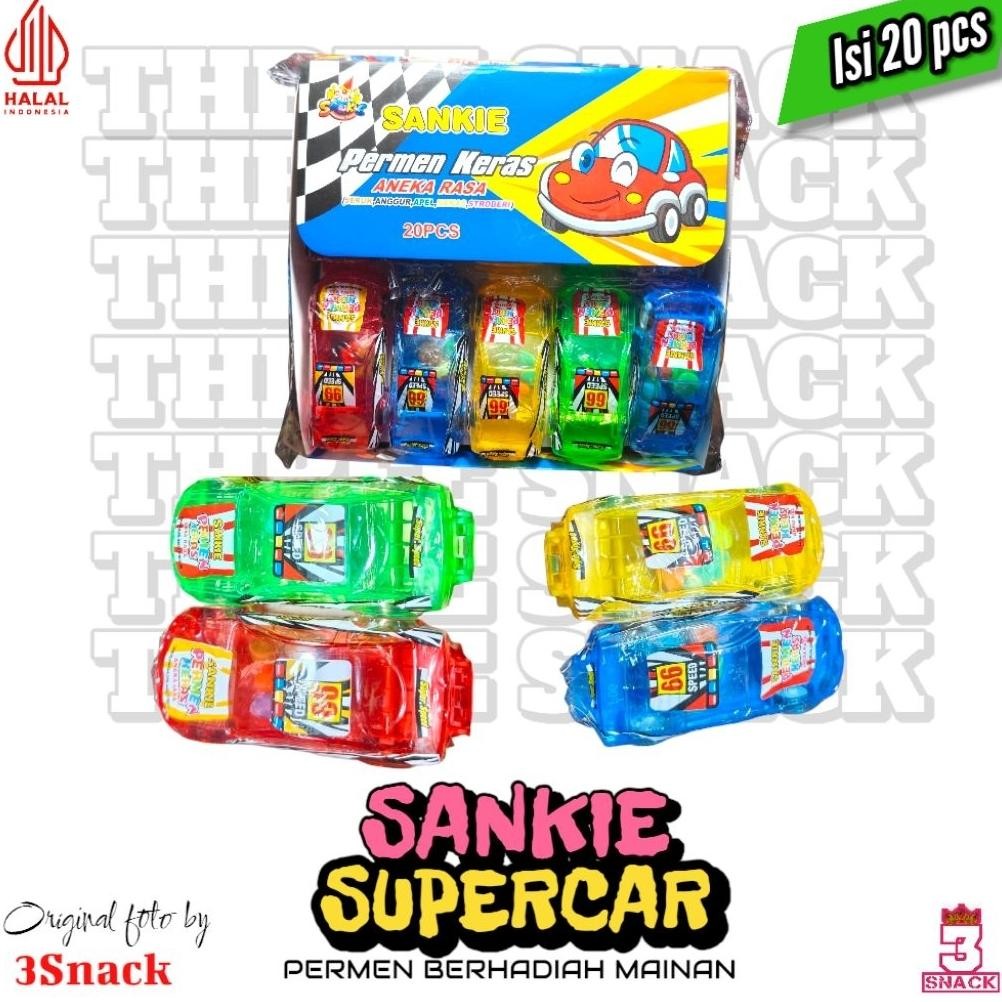 

Sankie Super Car Permen Berhadiah Mainan Isi 12 Pcs