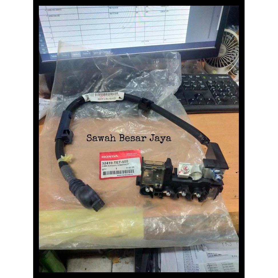 GRATIS ONGKIR STARTER CABLE - KABEL SEKRING SEKERING TERMINAL AKI HONDA BRIO MOBILIO ORIGINAL 