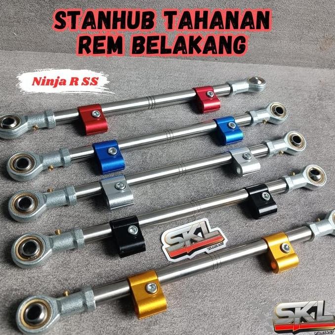 STANDHUB PENAHAN REM BELAKANG NINJA R SS M + KLEM KABEL REM CNC