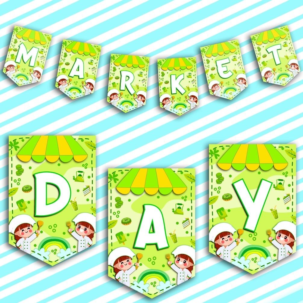 Promo Banner Market Day Custom Props Market Day