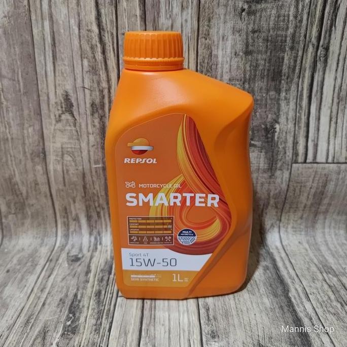 baru Repsol oli motor smarter sport 4T 15W/50 - pelumas mesin 1L ORI