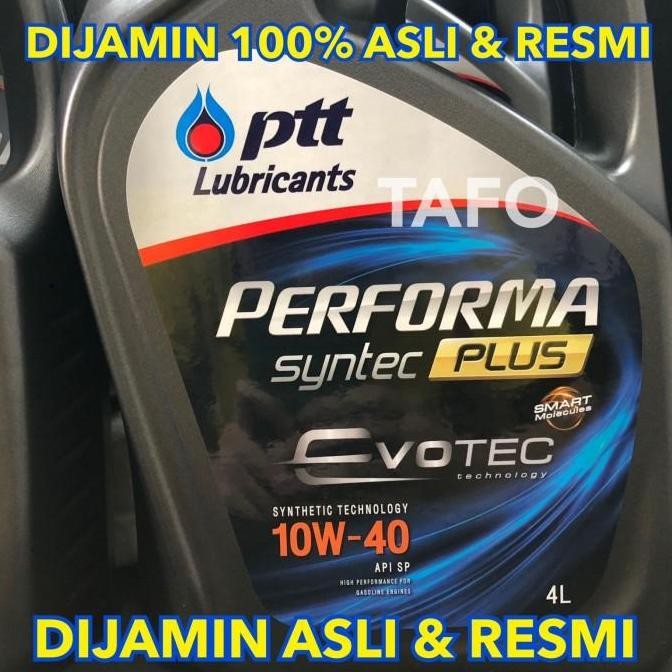 baru PTT SYNTEC PLUS 10W-40 / OLI PTT 10W40 SYNTEC PLUS EVOTEC ORIGINAL ASLI