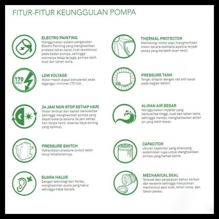 DISKON POMPA AIR WASSER PW 139 EA / POMPA AIR SUMUR DANGKAL WASSER PW139EA 