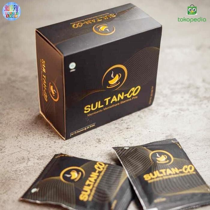 

Sultan Co Kopi Energi Stamina 1 Box Isi 10 Sachet