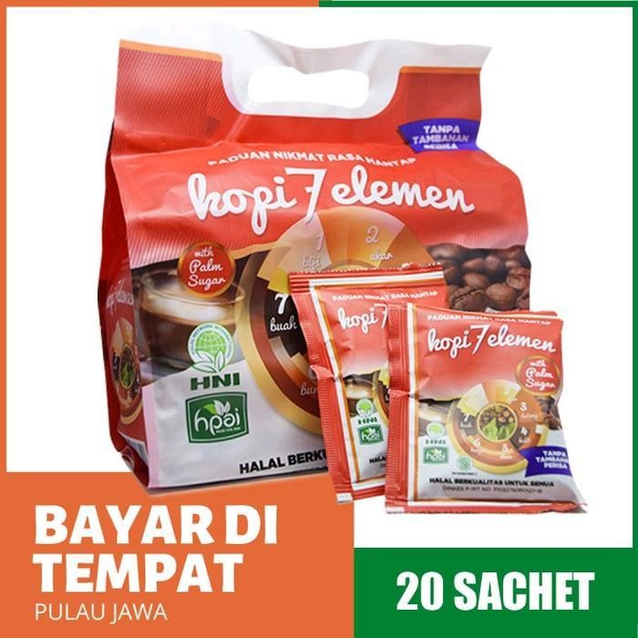 

Kopi Sevel 7 Elemen || Isi 20 Sachet