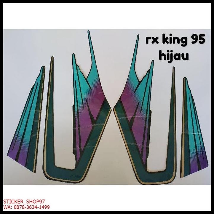 DISKON (ORI) STRIPING  YAMAHA RX KING TAHUN 1995HIJAU KUALITAS ORIGINAL 