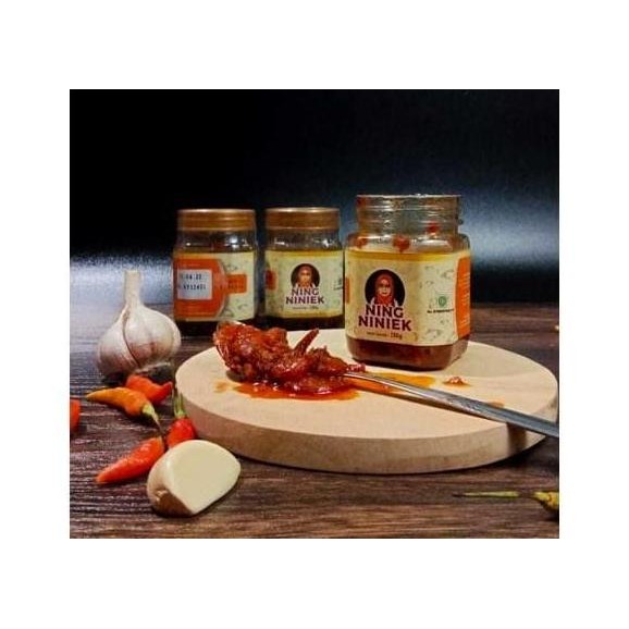 

Ferys_Sambal SAMBAL UDANG PEDAS NING NINIEK / SAMBEL IKAN ASIN KHAS SUAYA 120 GR