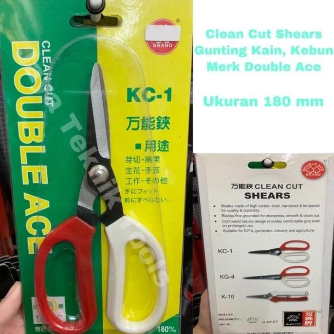 

Gunting Bahan Kebun Clean Cut Shears Double Ace