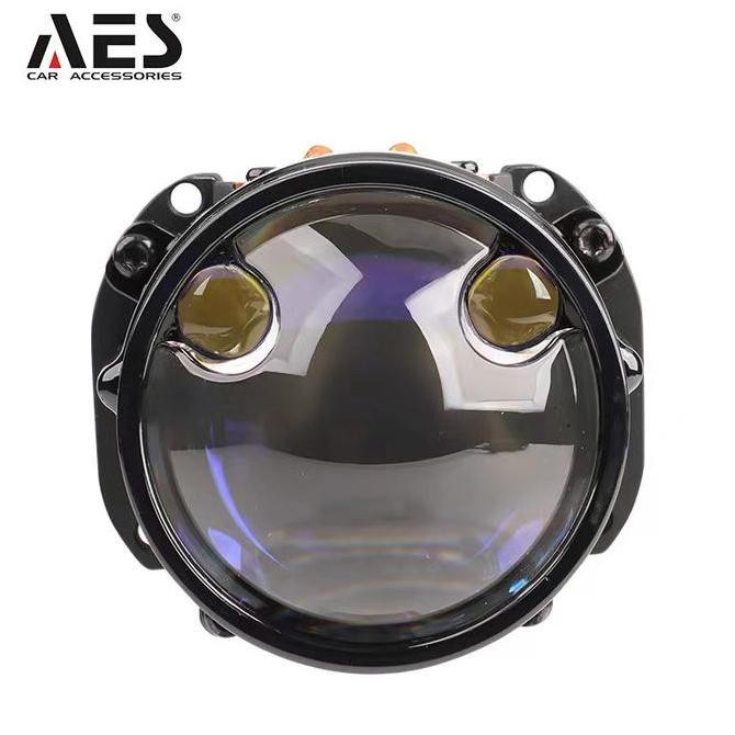 Biled Bi-laser Projector AES Turbo TIR 2.5 Inch 75 Watt Double Laser Car