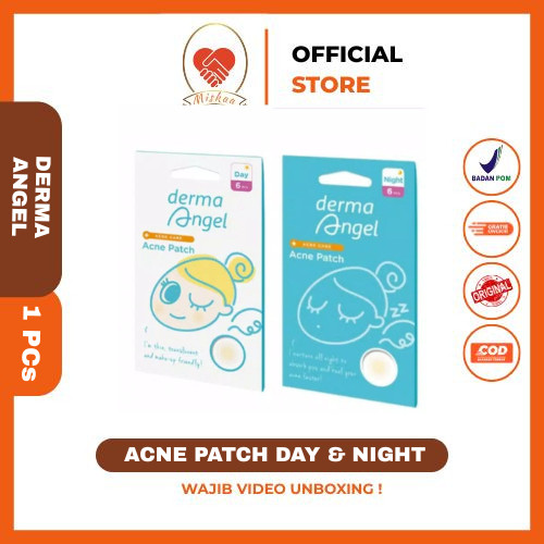 [FREEGIFT] Derma Angel Acne Patch Day (isi 6pcs)/Derma Angel Acne Patch Night