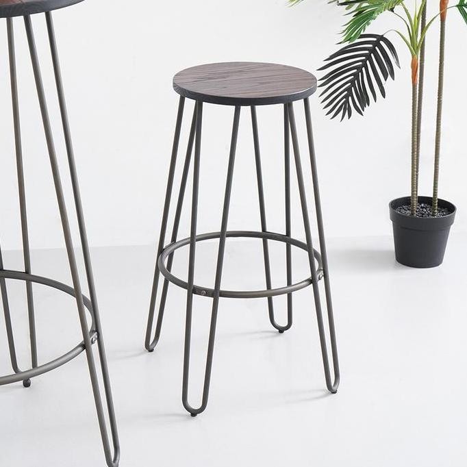 Informa Neo Manley Bangku Bar Bar Stool Kursi Kafe Bartending Furniture Ruang Makan