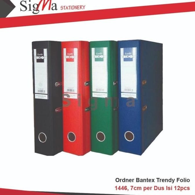 

BEBAS ONGKIR - Ordner / Odner Bantex Trendy Folio 1446 7cm F4 (Dus)