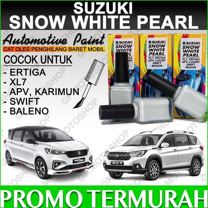 Penghilang Baret Mobil Cat Oles Suzuki Snow White Pearl Putih Metalik